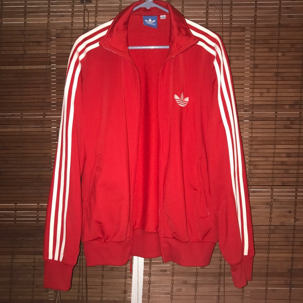 ADIDAS FIREBIRD JACKET // RED